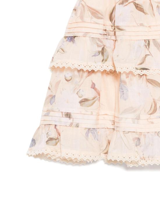 25FW [키즈] 짐머만 블라우스 0660TSS255 CRMBOTFLO Beige - ZIMMERMANN