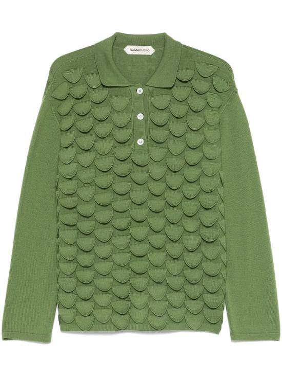 25SS 나마체코 긴팔 티셔츠 75503033 MALVAGREEN Green