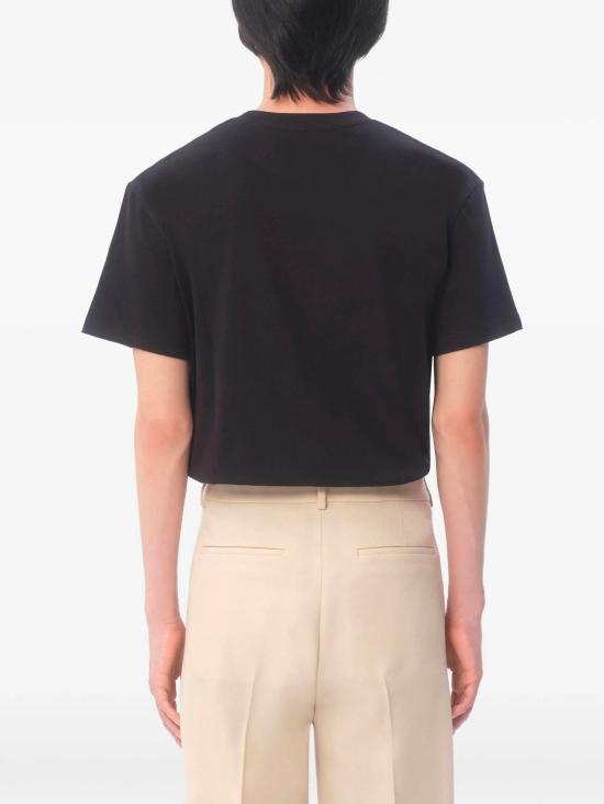 25FW 발렌티노 가라바니 반팔 티셔츠 7V3MG10VAQ8 0NO Black - VALENTINO GARAVANI