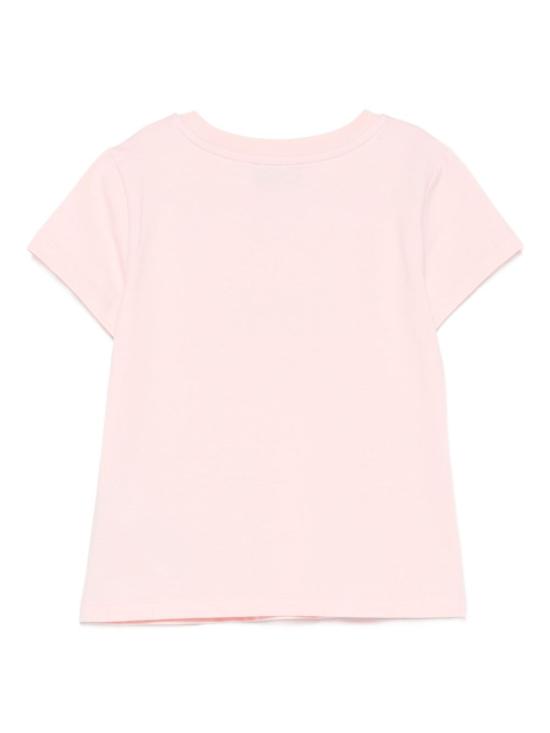 25FW [키즈] 모스키노 티셔츠 HCM06K LBA1150209 Pink - MOSCHINO