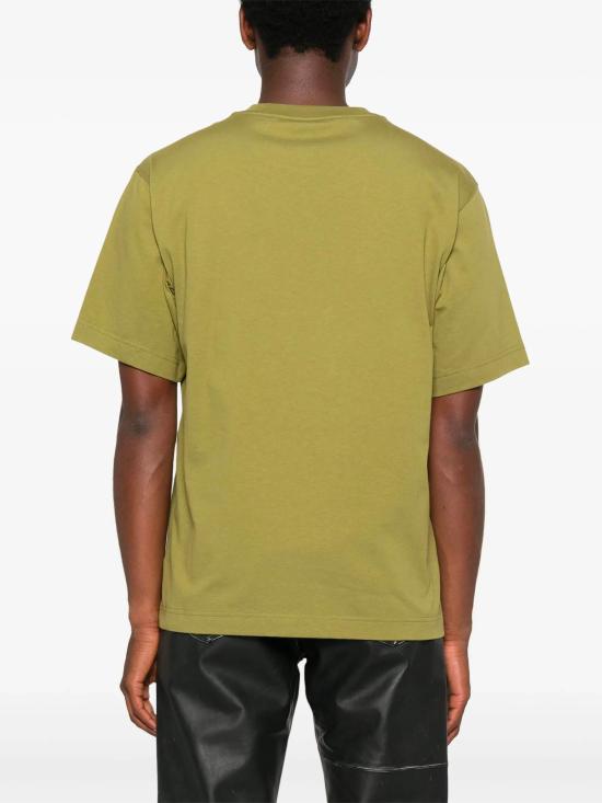 25FW 버버리 반팔 티셔츠 8110115 C2985 Green - BURBERRY