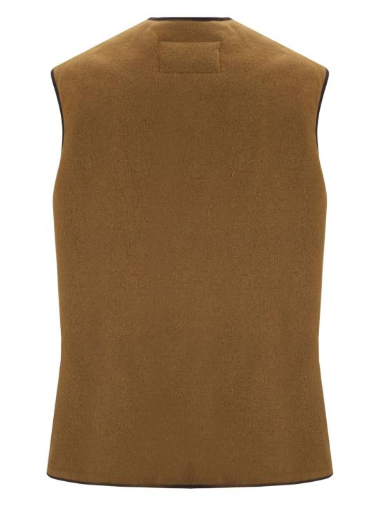 25FW 바버 웜 파일 웨이스트코트 집 인 라이너  MLI0004 BR31 Brown - BARBOUR