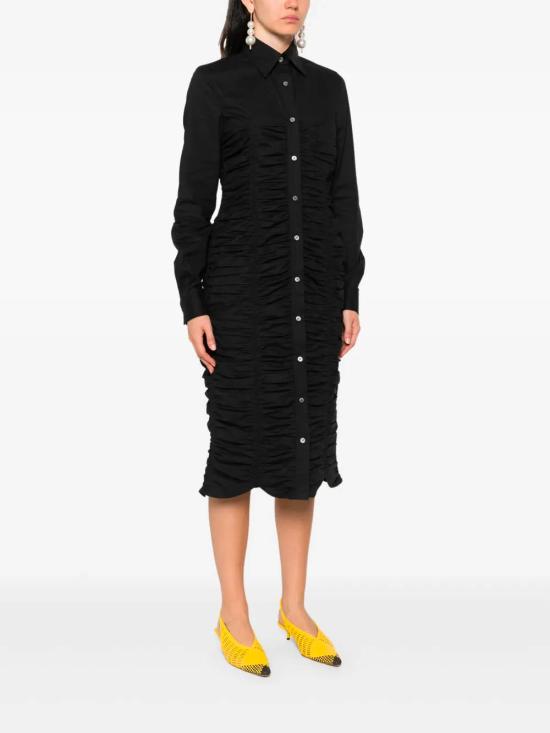 25FW 모스키노 롱 원피스 V04215531 0555 Black - MOSCHINO