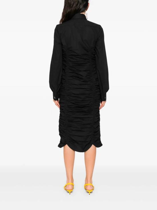 25FW 모스키노 롱 원피스 V04215531 0555 Black - MOSCHINO