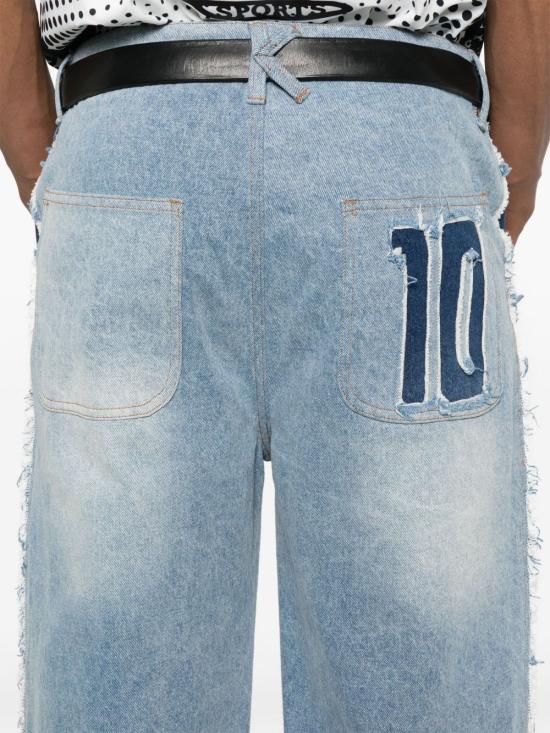 25SS 키드슈퍼 데님 팬츠 PT08 RONALDINHODENIM Blue - KIDSUPER