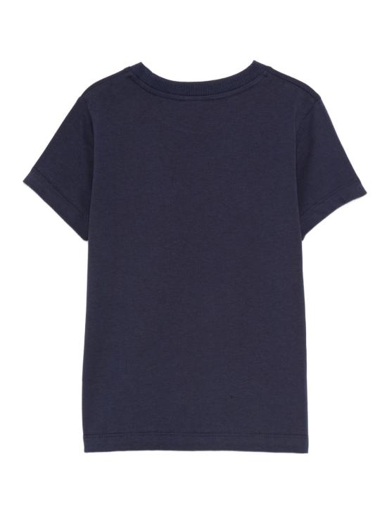 25FW [키즈] 모스키노 티셔츠 HRM058LAA10 40016 Blue - MOSCHINO