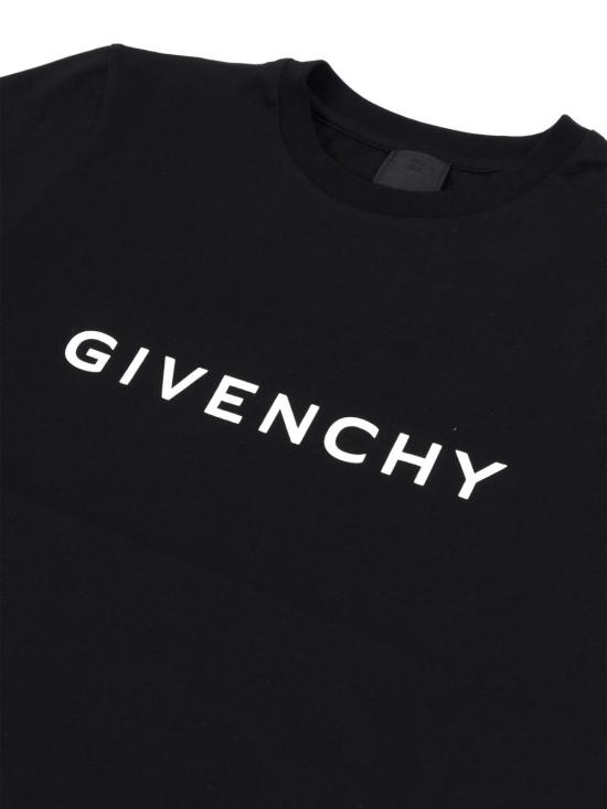 25FW [키즈] 지방시 티셔츠 H30952 09B Black - GIVENCHY