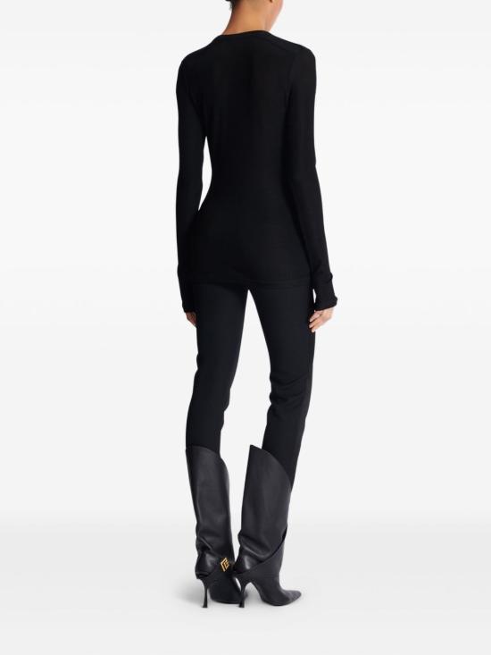 25FW 발망 블라우스 FF1GD019JC55 0PA NERO - BALMAIN