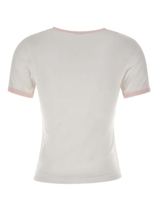 25FW 카사블랑카 반팔 티셔츠 WAW25JTS049 01 White - CASABLANCA