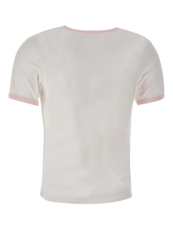 25FW 카사블랑카 반팔 티셔츠 WAW25JTS049 01 White - CASABLANCA