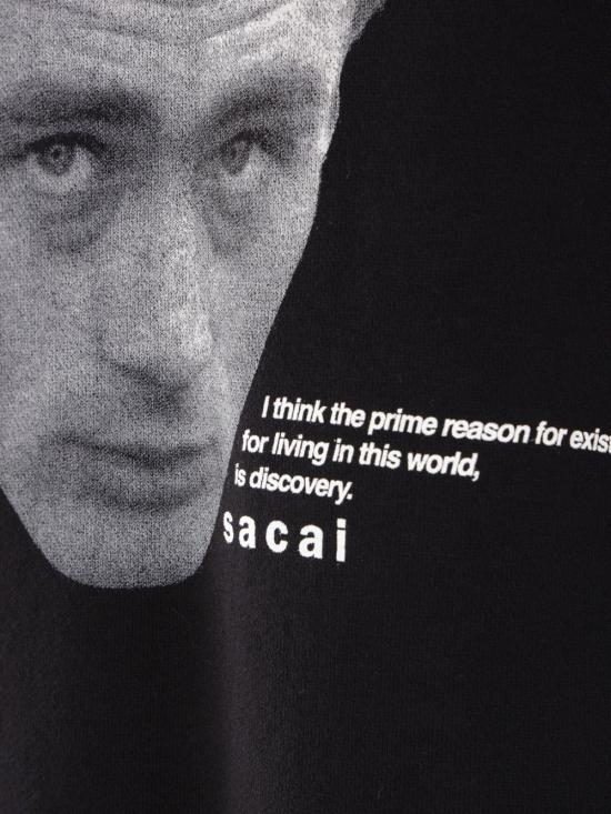 25SS 사카이 긴팔 티셔츠 250923S 001 Black - SACAI