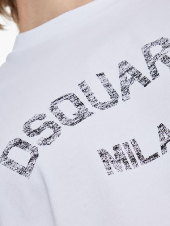 25FW 디스퀘어드2 반팔 티셔츠 S74GD1476 D20020961 White - DSQUARED2