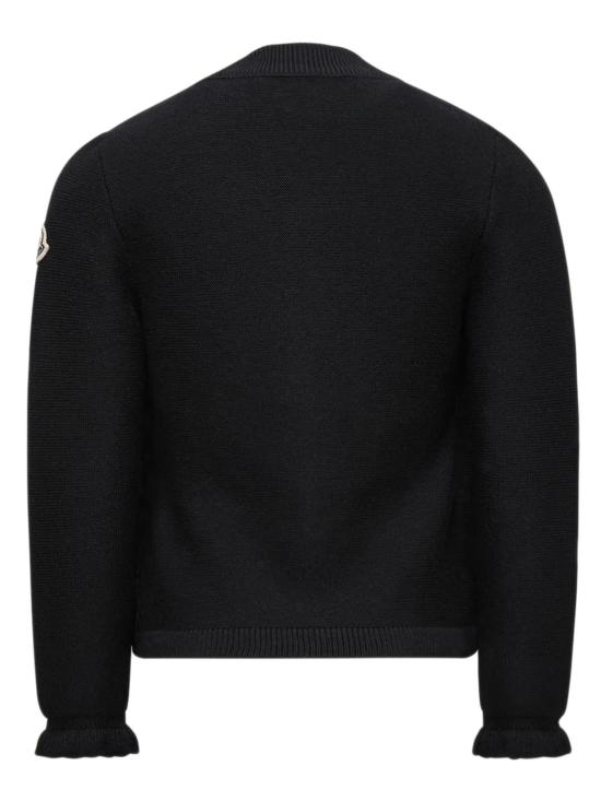 25FW [키즈] 몽클레어 니트/스웻셔츠 K29549B00013M1131 999 Black - MONCLER