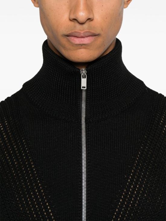 25FW 질샌더 가디건 J22HP0039 J14775001 Black - JIL SANDER