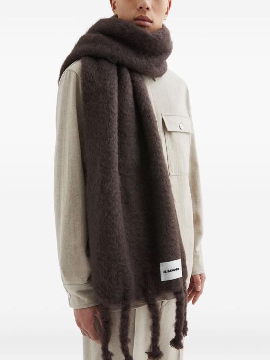 25FW 질샌더 머플러/스카프 J47TE0113 J40041204 Brown - JIL SANDER