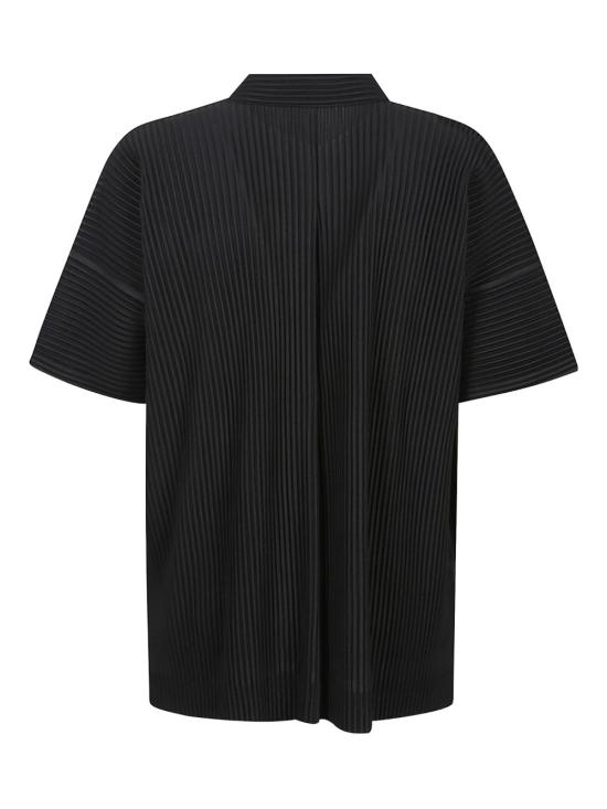 25FW 옴므 플리세 이세이 미야케 반팔 셔츠 HP58JJ072 15 Black - HOMME PLISSE' ISSEY MIYAKE