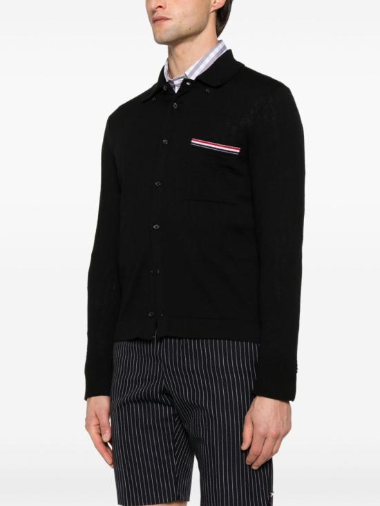 25FW 톰브라운 셔츠 MKL007B Y1051001 Black - THOM BROWNE