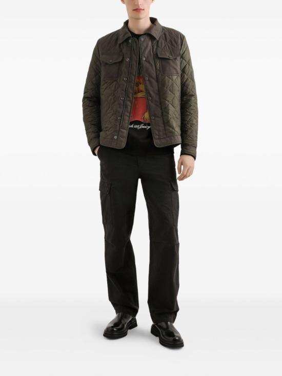 25FW 돌체앤가바나 긴팔 티셔츠 G9AHSZ G7PHGN0000 Black - DOLCE & GABBANA