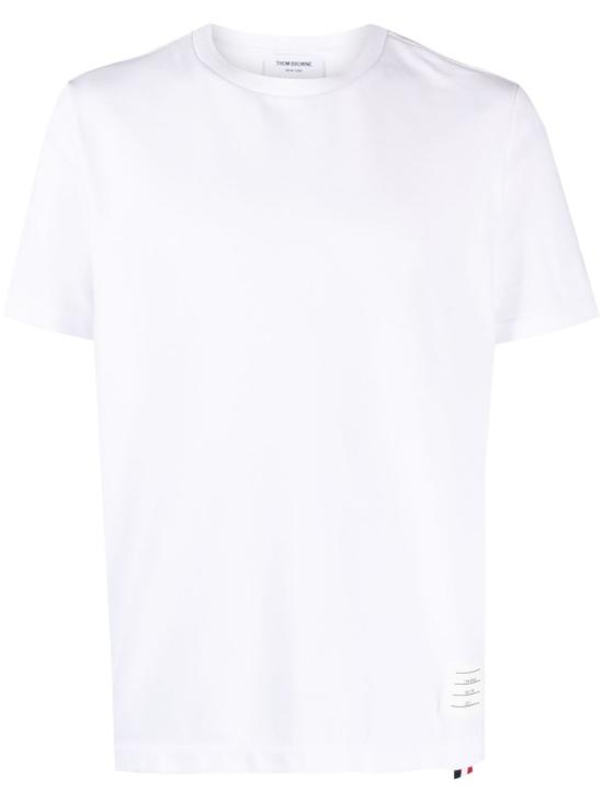 25FW 톰브라운 반팔 티셔츠 MJS056A00050 100 White