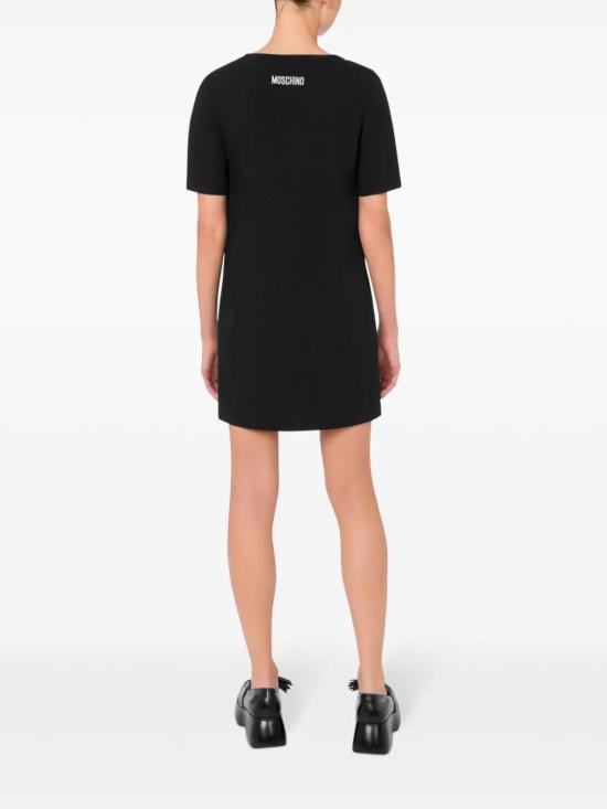  모스키노 미디 원피스 A04475533 1555 NERO - MOSCHINO