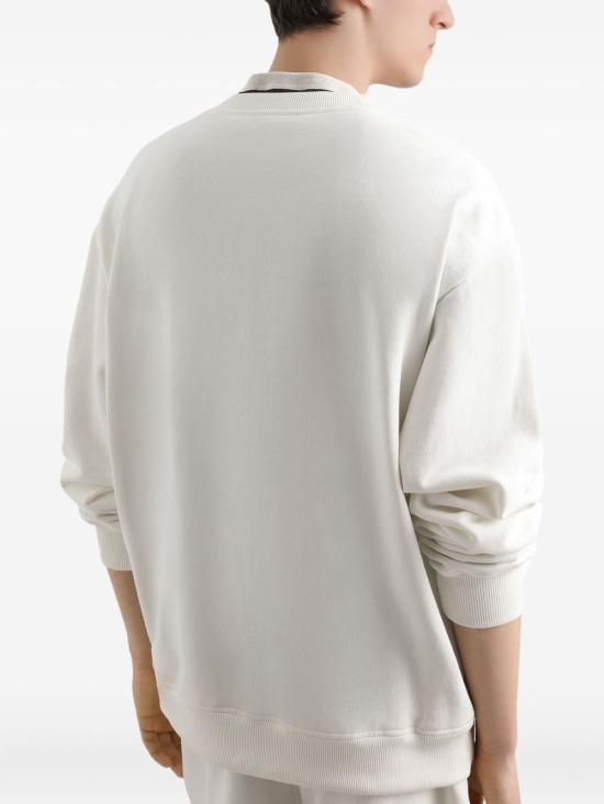 25FW 돌체앤가바나 긴팔 티셔츠 G9AHSZ G7PHHA4567 Cream - DOLCE & GABBANA