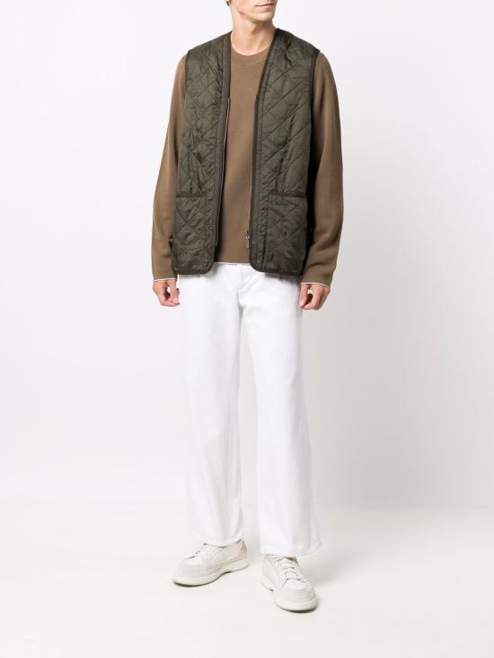 25FW 바버 폴라퀼트 지퍼인 라이너  MLI0002 OL91 Green - BARBOUR