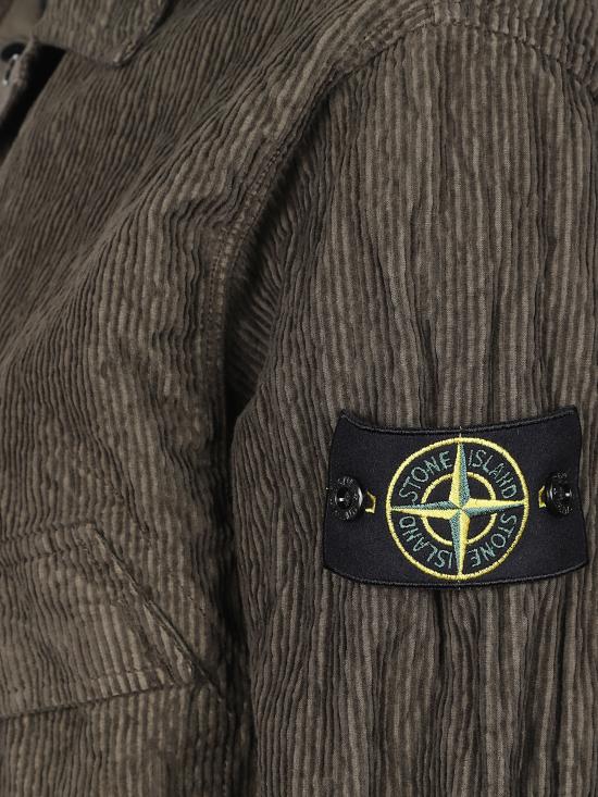 25FW 스톤 아일랜드 셔츠 1200020S0229 V0054 Green - STONE ISLAND
