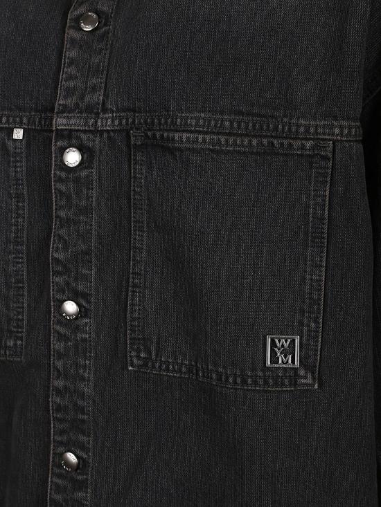 25FW 우영미 데님 자켓 W253SH23 982B Black - WOOYOUNGMI