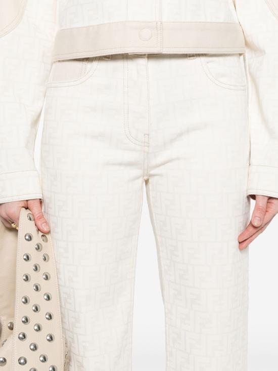 25SS 펜디 데님 팬츠 FLP288 AUAGF1RXI Blue - FENDI