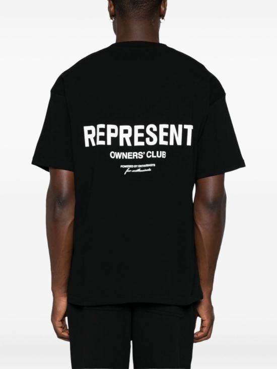 25FW 리프레젠트 반팔 티셔츠 OCM41114 001 Black - REPRESENT