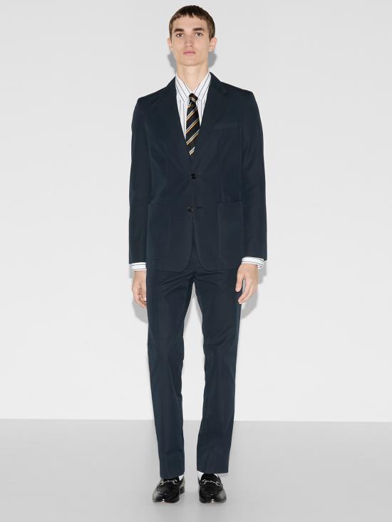 25SS 구찌 엠보스 코튼 트윌 자켓 819191Z7AFS 4294 Blue - GUCCI