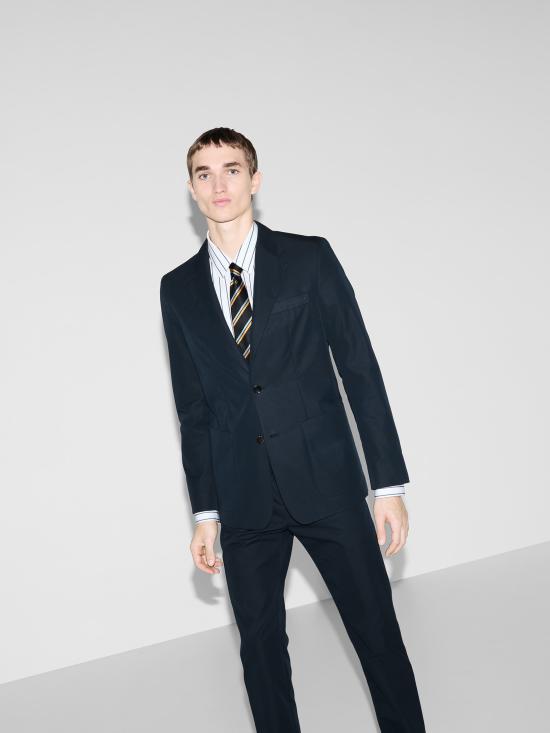 25SS 구찌 엠보스 코튼 트윌 자켓 819191Z7AFS 4294 Blue - GUCCI