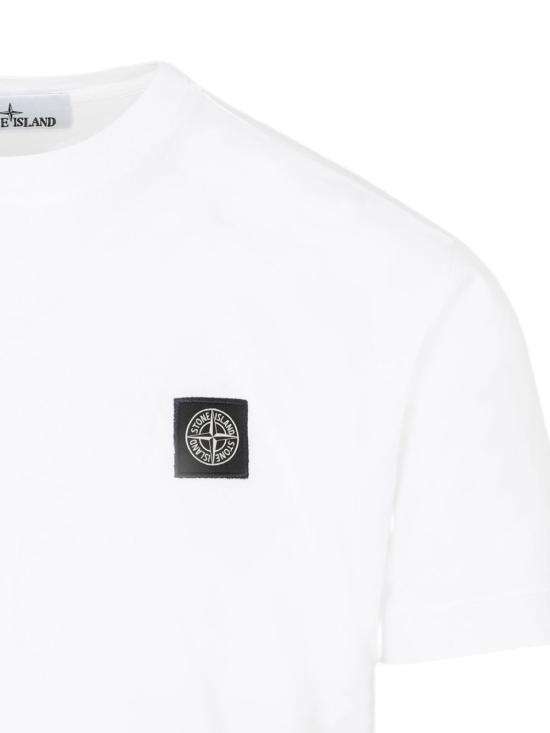 25FW 스톤 아일랜드 반팔 티셔츠 2100027S0013 V0001 White - STONE ISLAND