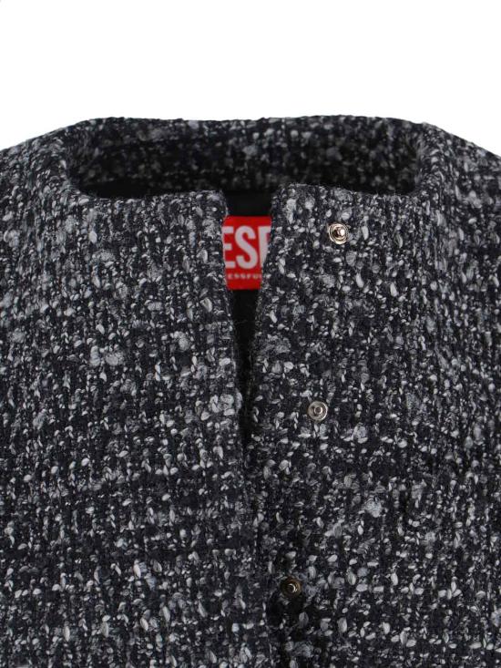 25FW 디젤 자켓 A22043 0EPCS 9XXA Black - DIESEL