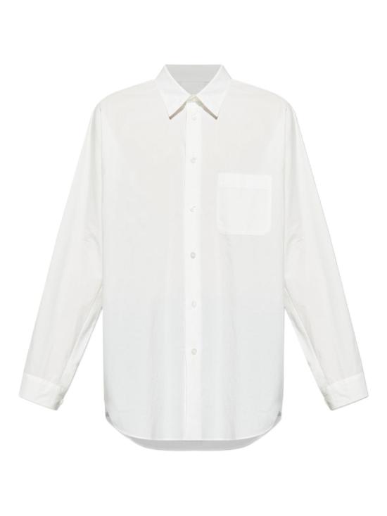 25SS 옴므 플리세 이세이 미야케 긴팔 셔츠 HP56FJ317 01 White