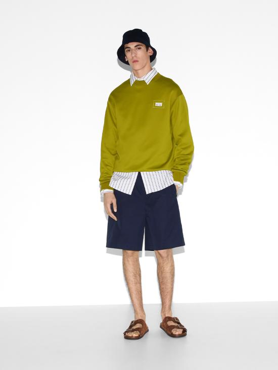 25SS 구찌 웹 버뮤다 쇼츠 814619ZAJP1 4294 Blue - GUCCI