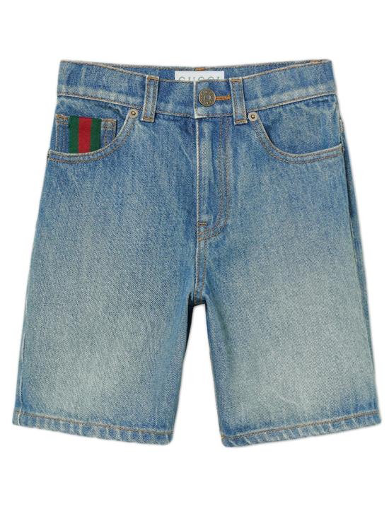 25SS [키즈] 구찌 쇼츠/버뮤다 805175XDC6E 4447 Blue