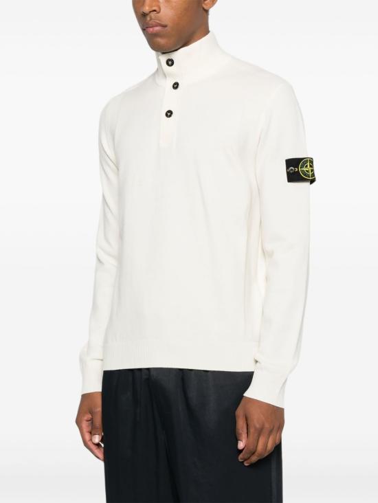 25FW 스톤 아일랜드 스웨터 5100002S00A1 V0093 Ivory - STONE ISLAND