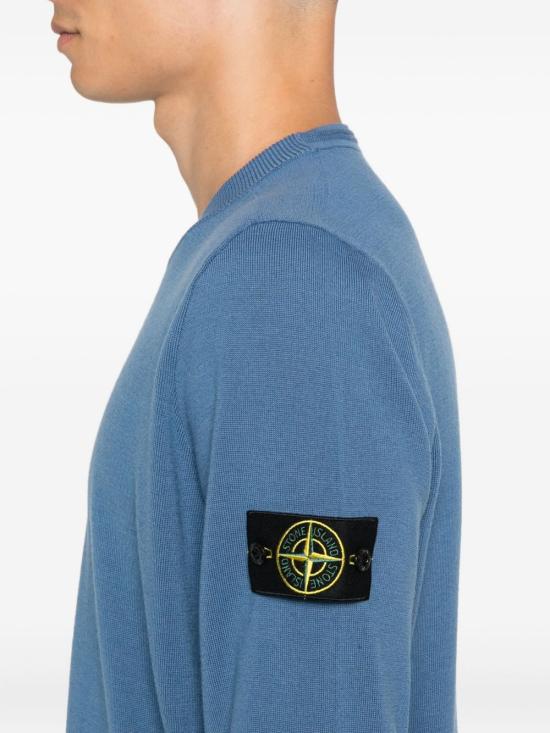 25FW 스톤 아일랜드 스웨터 5100071S00C4 V002B Avion Blue - STONE ISLAND
