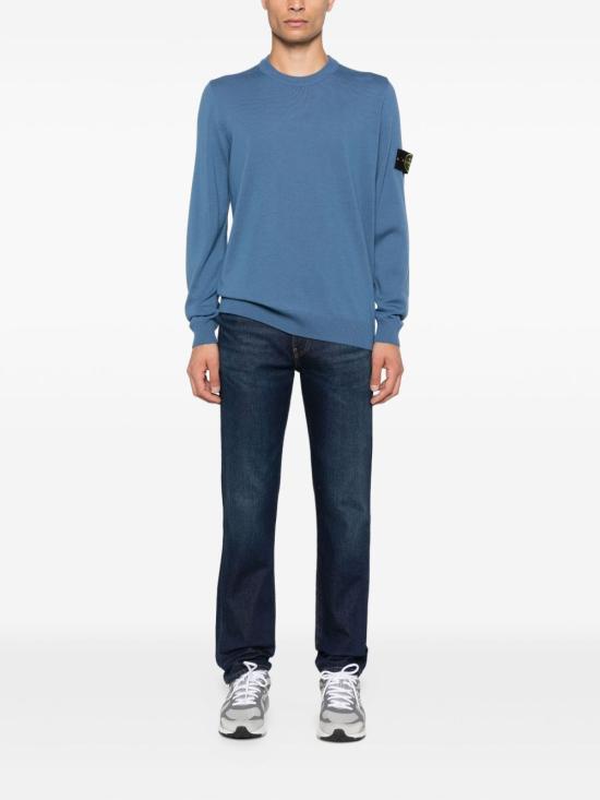 25FW 스톤 아일랜드 스웨터 5100071S00C4 V002B Avion Blue - STONE ISLAND