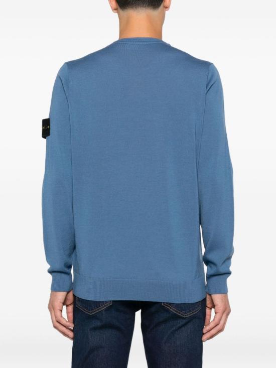 25FW 스톤 아일랜드 스웨터 5100071S00C4 V002B Avion Blue - STONE ISLAND