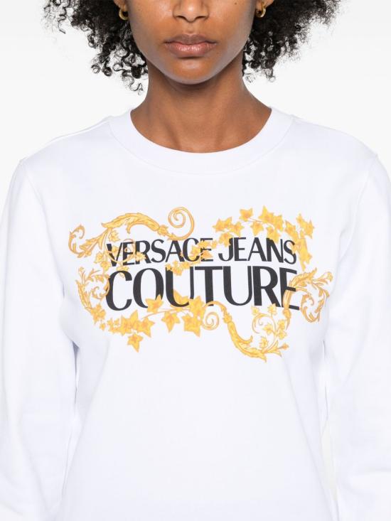 24FW 베르사체 긴팔 티셔츠 77HAIE05 CF00EG03 White - VERSACE