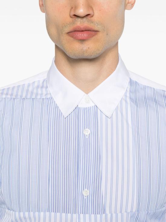25SS 꼼데가르송 긴팔 셔츠 FOB027 1WHITESTRIPE White - COMME DES GARCONS