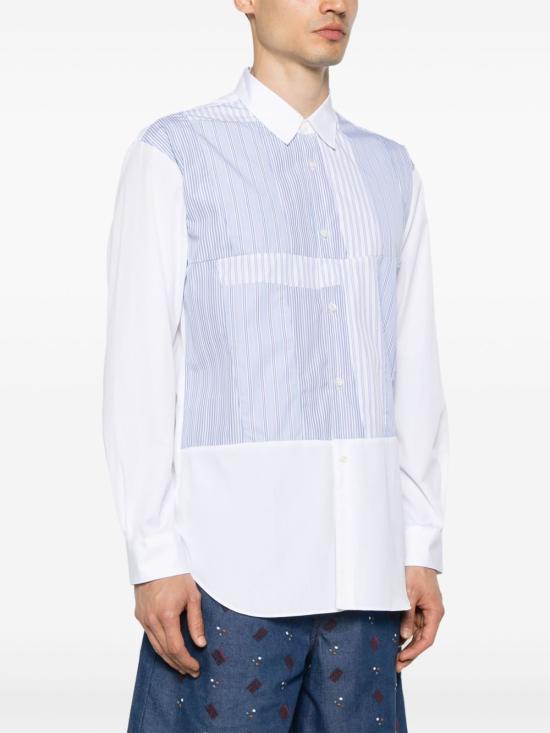 25SS 꼼데가르송 긴팔 셔츠 FOB027 1WHITESTRIPE White - COMME DES GARCONS
