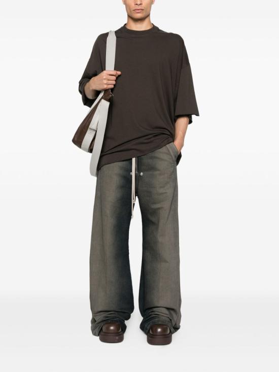 25FW 릭 오웬스 스트레이트 팬츠 RU02E1366 DKDEG78D Grey - RICK OWENS