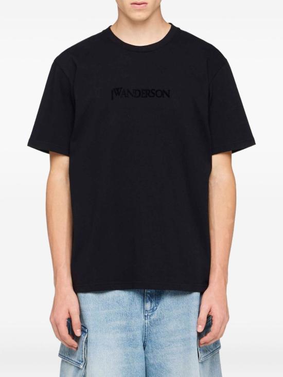 25FW JW앤더슨 반팔 티셔츠 JT0258 PG1510999 Black - JW ANDERSON