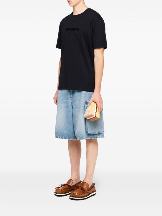 25FW JW앤더슨 반팔 티셔츠 JT0258 PG1510999 Black - JW ANDERSON