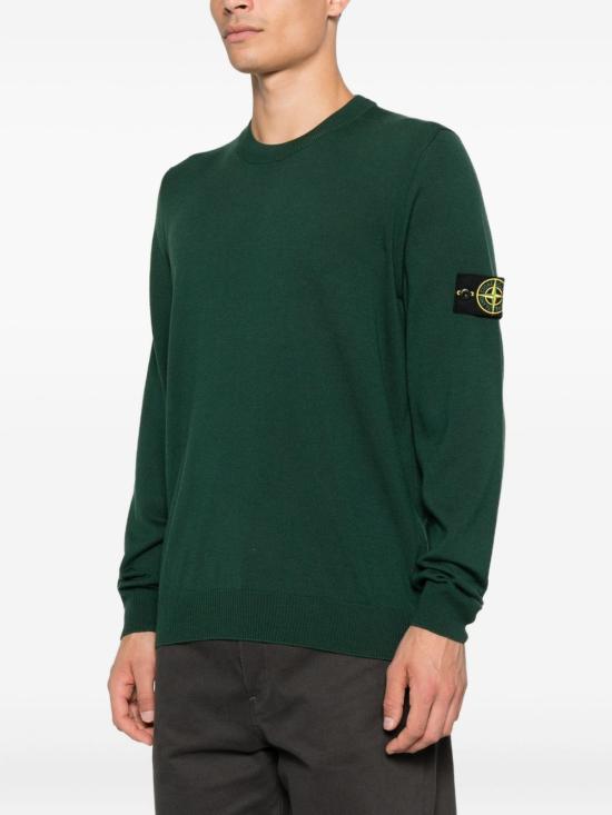 25FW 스톤 아일랜드 스웨터 5100071S00C4 V005E Green - STONE ISLAND