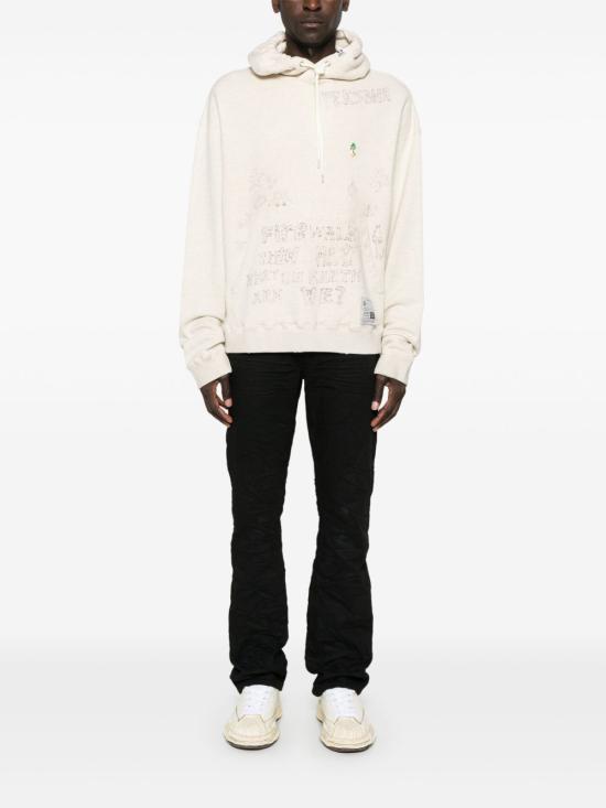 25SS 메종 미하라 야스히로 긴팔 티셔츠 J14HD722 WHITE White - MAISON MIHARA YASUHIRO