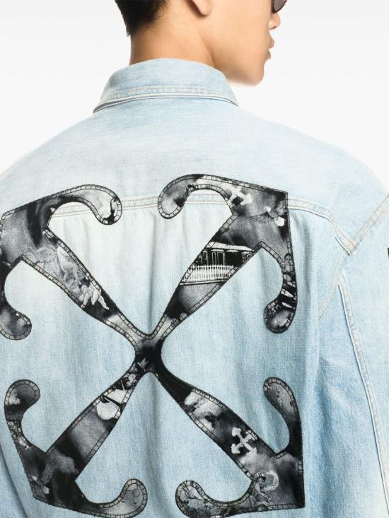 25SS 오프화이트 셔츠 OMYD05HS25DEN001 4600 Denim - OFF WHITE